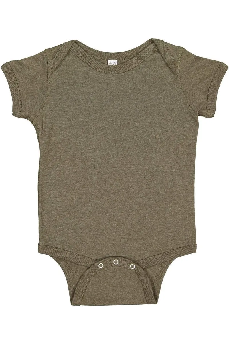 Rabbit Skins 4424: Infant Fine Jersey Bodysuit, Traditional Colors