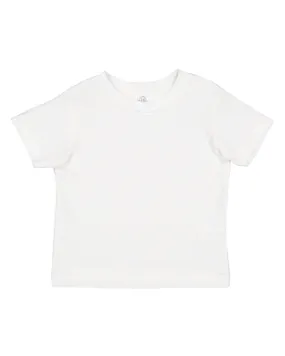 Rabbit Skins Toddler Fine Jersey T-Shirt # 3321 White