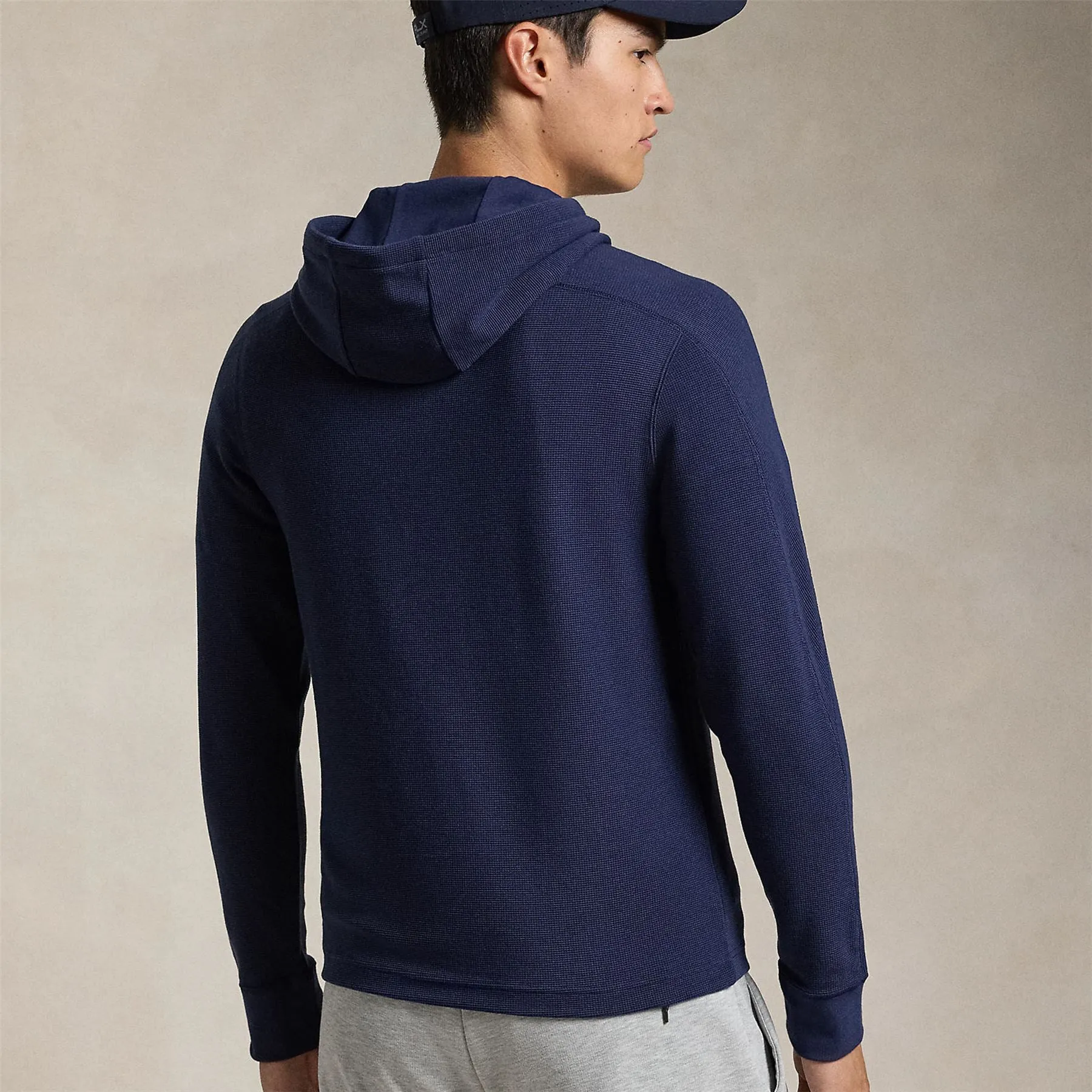 RLX Tech Waffle Hoodie Refined Navy - 2025