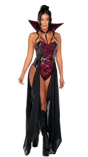 Roma 2pc Piercing Beauty Vampire Costume