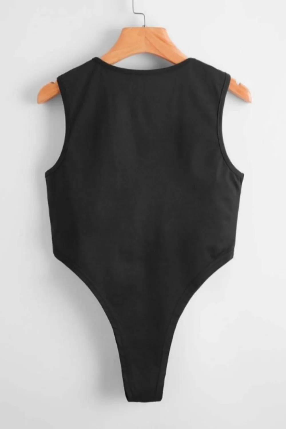 Round Neck Basic Bodysuit