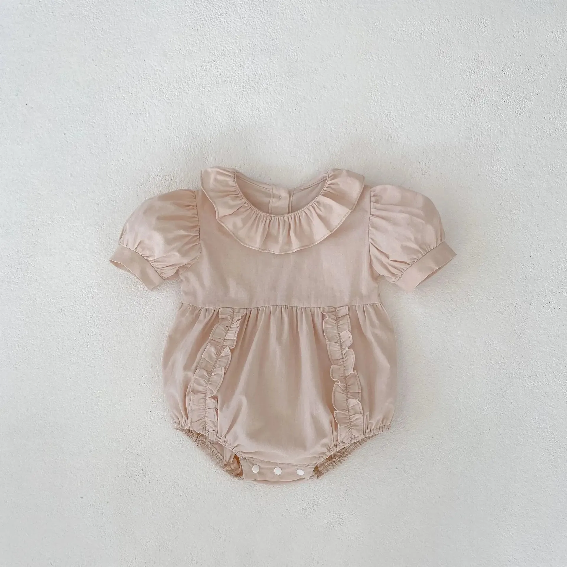 Ruffle Collar Baby Bodysuit