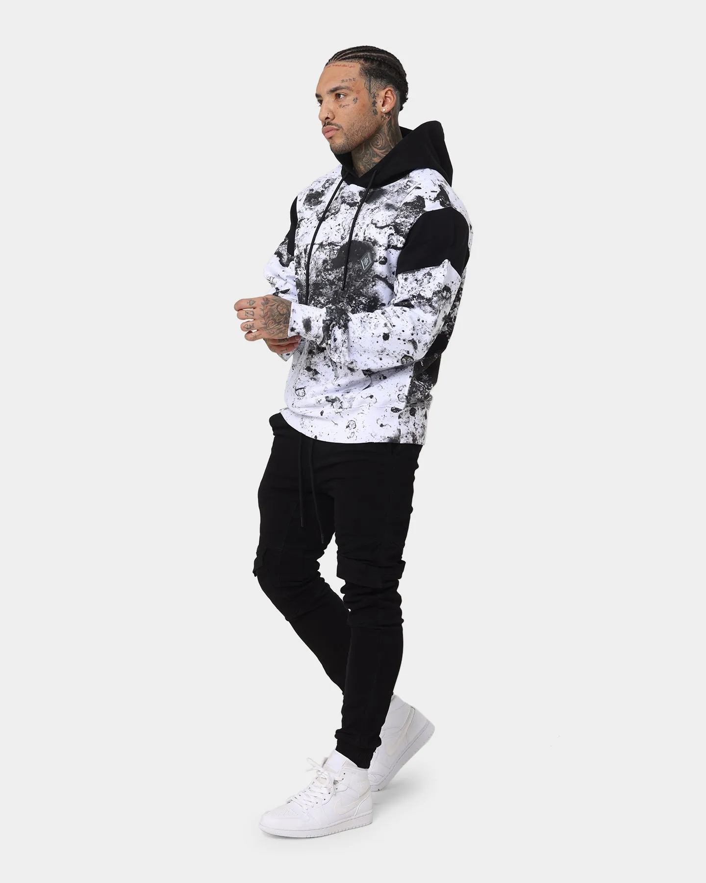 Saint Morta Acid Hoodie White/Grey/Black