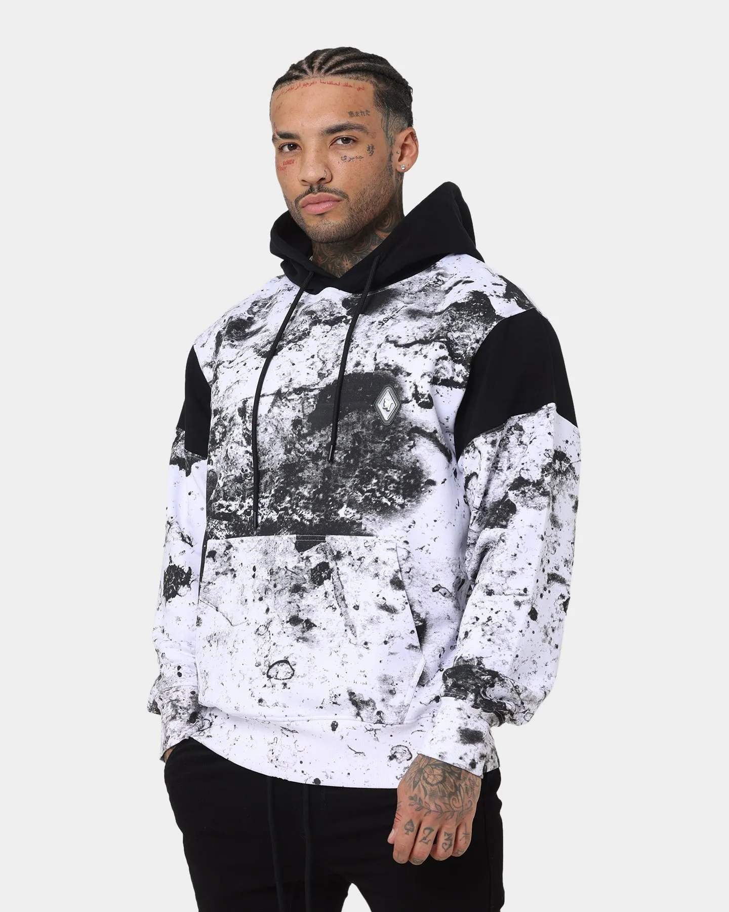 Saint Morta Acid Hoodie White/Grey/Black