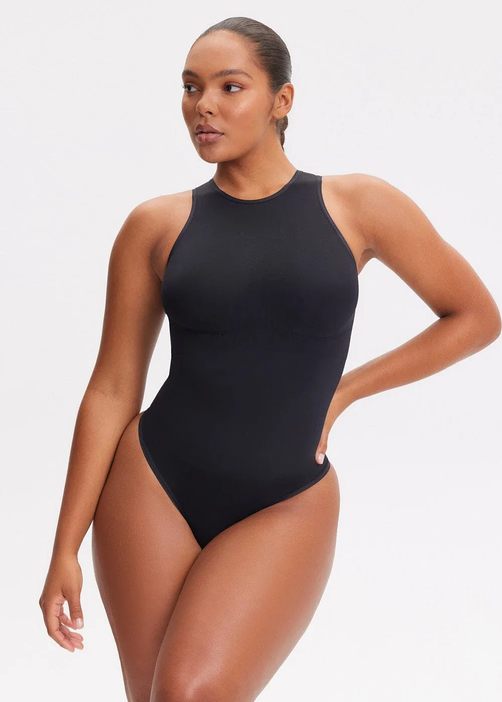 SculptingBodysuit Halter Thong