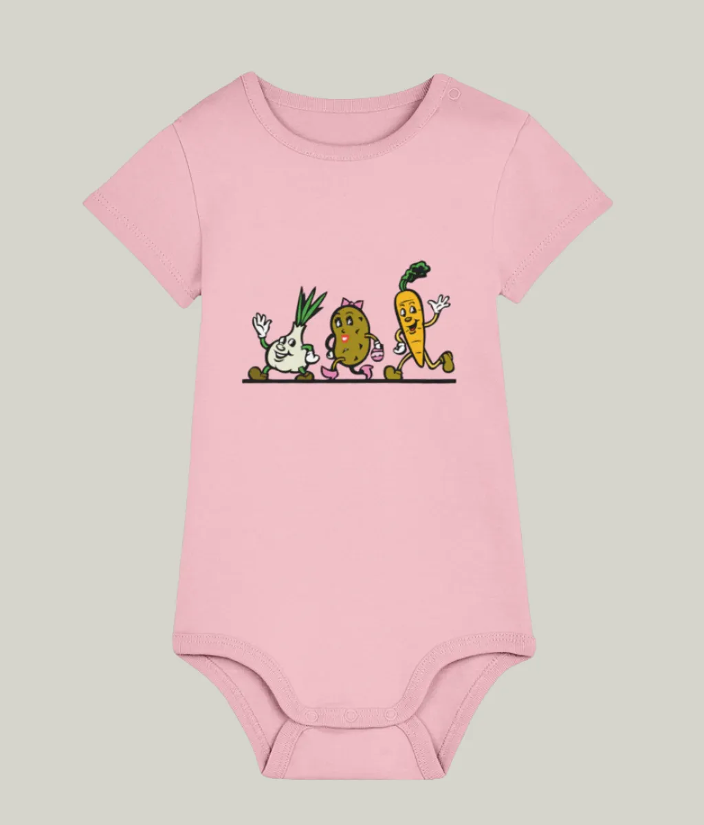 See'-soo Baby "Vegetables" 100% Organic Cotton Bodysuit