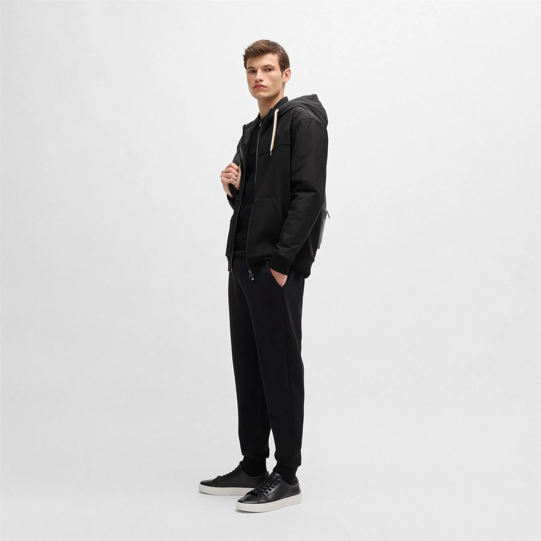 Seeger 300 Full Zip Hoodie Black - W24