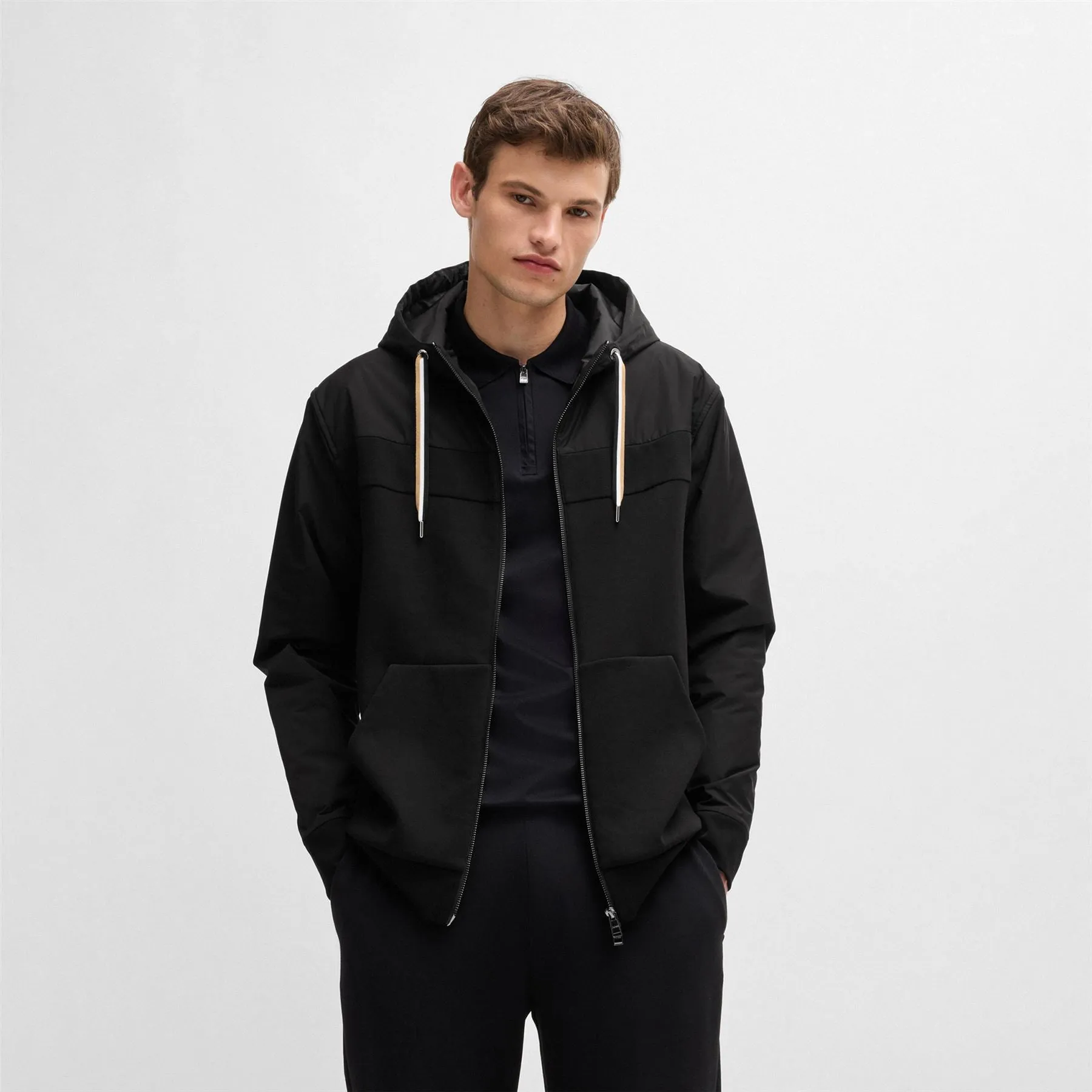 Seeger 300 Full Zip Hoodie Black - W24