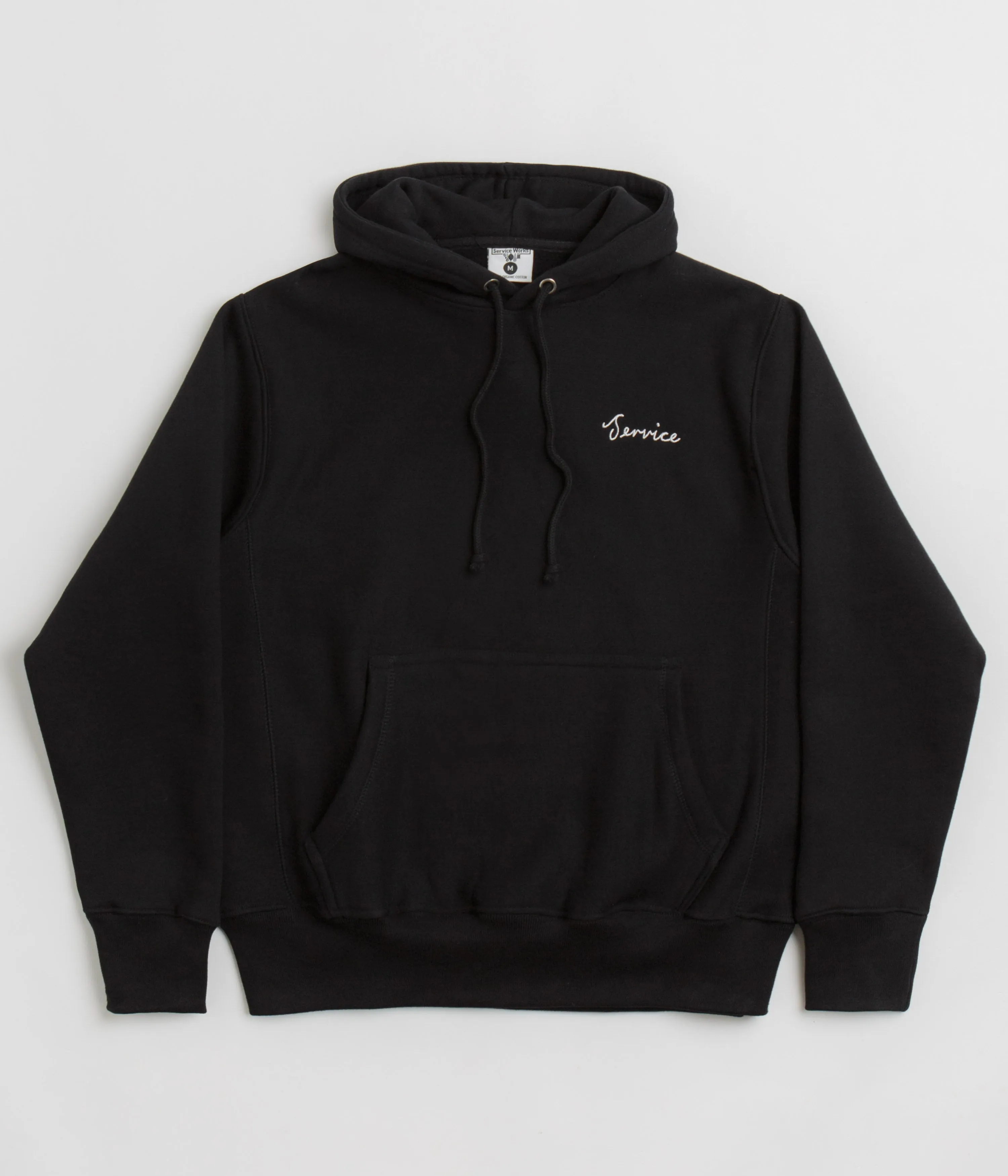 Service Works Script Logo Hoodie - Black