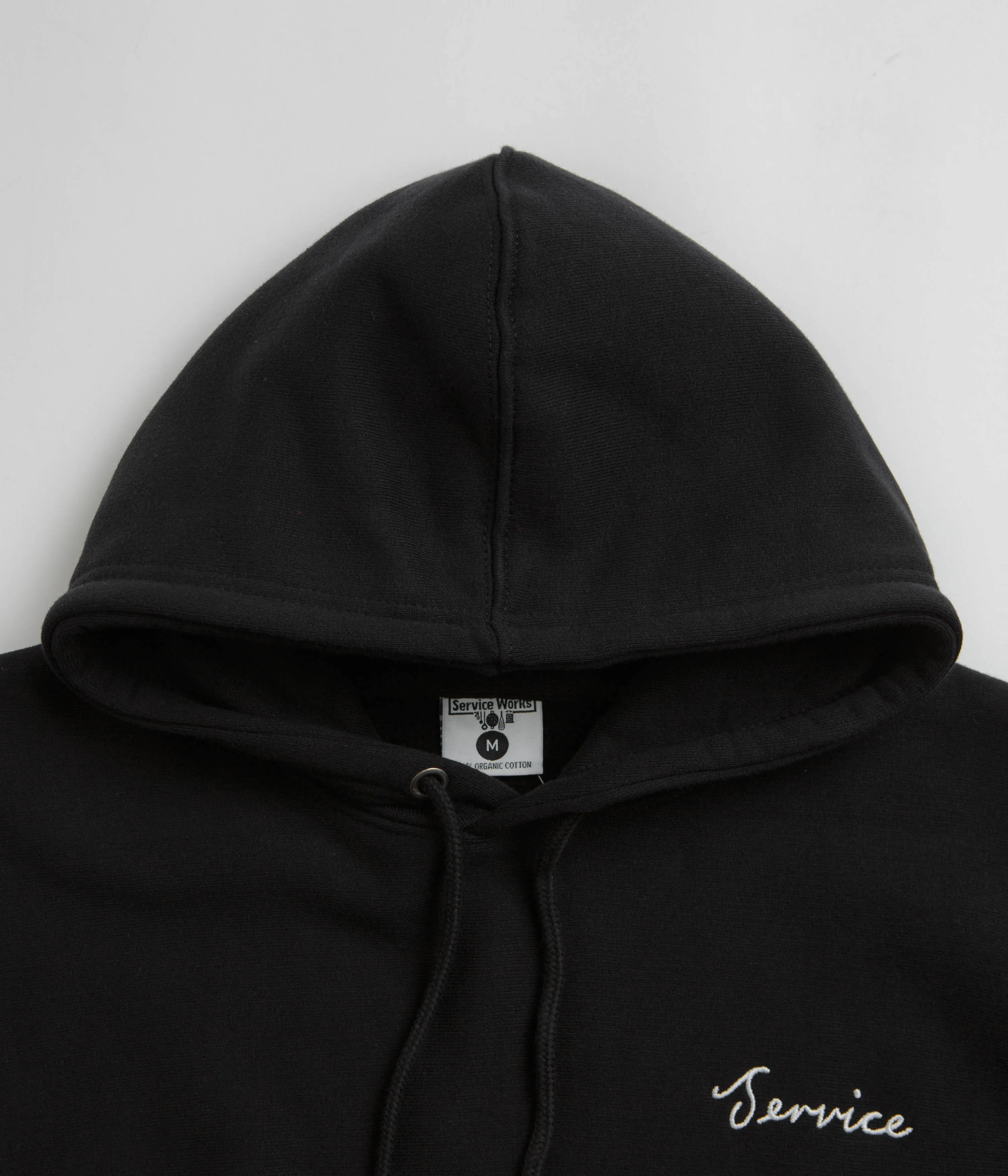 Service Works Script Logo Hoodie - Black