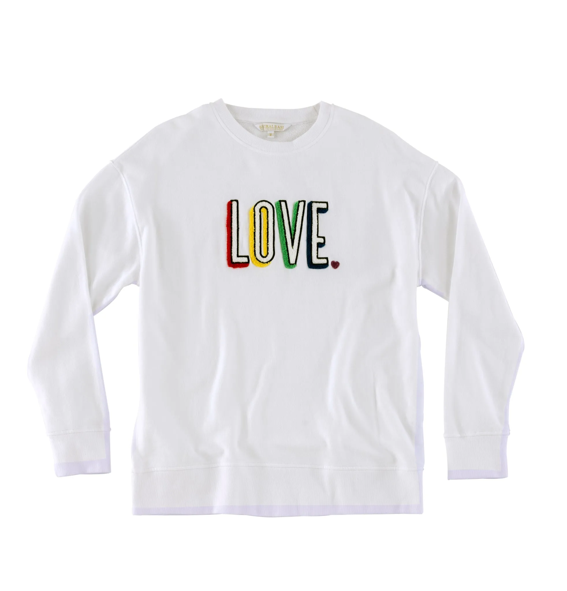 Shiraleah "Love" Sweatshirt, White