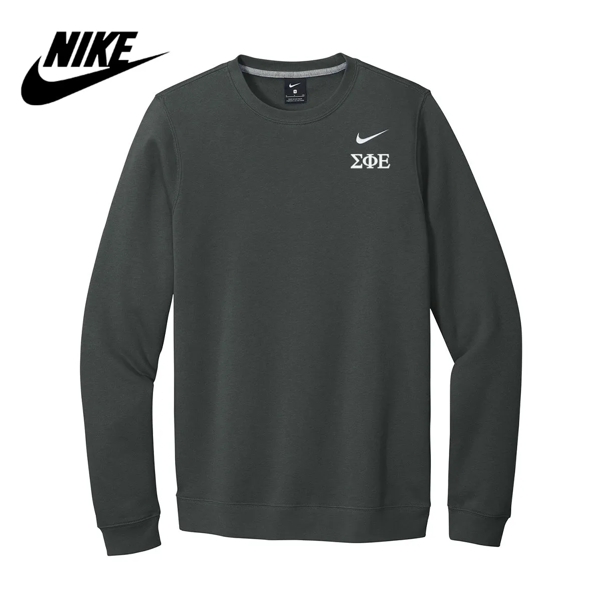 SigEp Nike Embroidered Crewneck