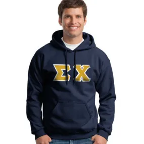 Sigma Chi Hooded Sweatshirt - G185 - TWILL