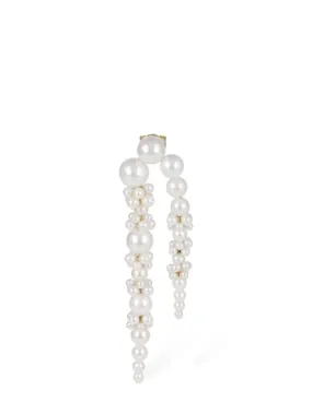 Sophie Bille Brahe   Grand Palais de Nuit pearl mono earring 