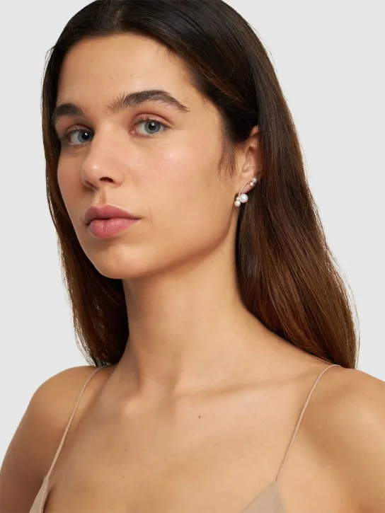 Sophie Bille Brahe   Stellari 14kt gold &amp; pearl mono earring 