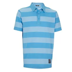 Stripeshow Polo-Periwinkle/White