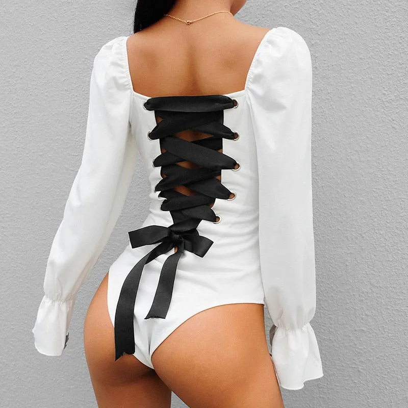 TEEK - Lace Up Bodysuit