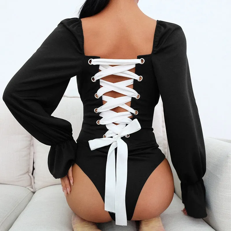 TEEK - Lace Up Bodysuit