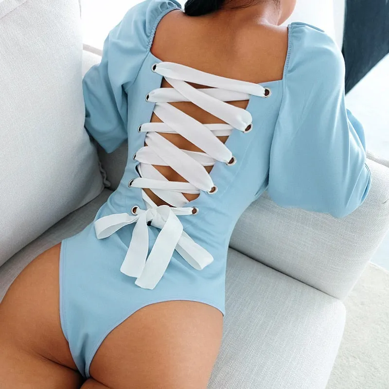 TEEK - Lace Up Bodysuit