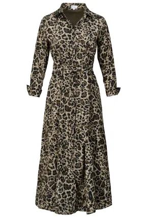 Temptress Dress in Leopard Print