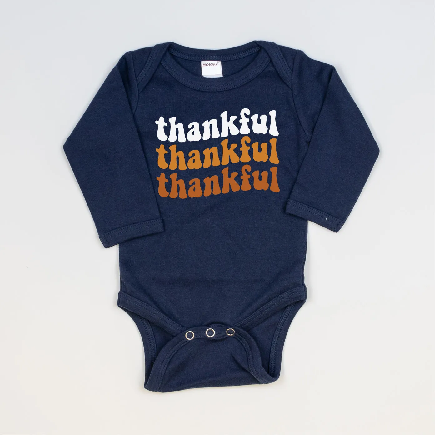 Thankful Thankful Thankful | Navy Bodysuit