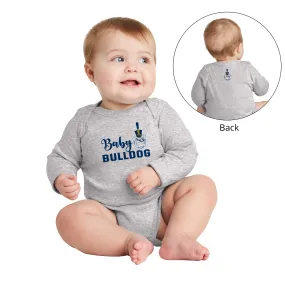 The Citadel, Baby Bulldog, Spike, Rabbit Skins™ Infant Long Sleeve Baby Rib Bodysuit