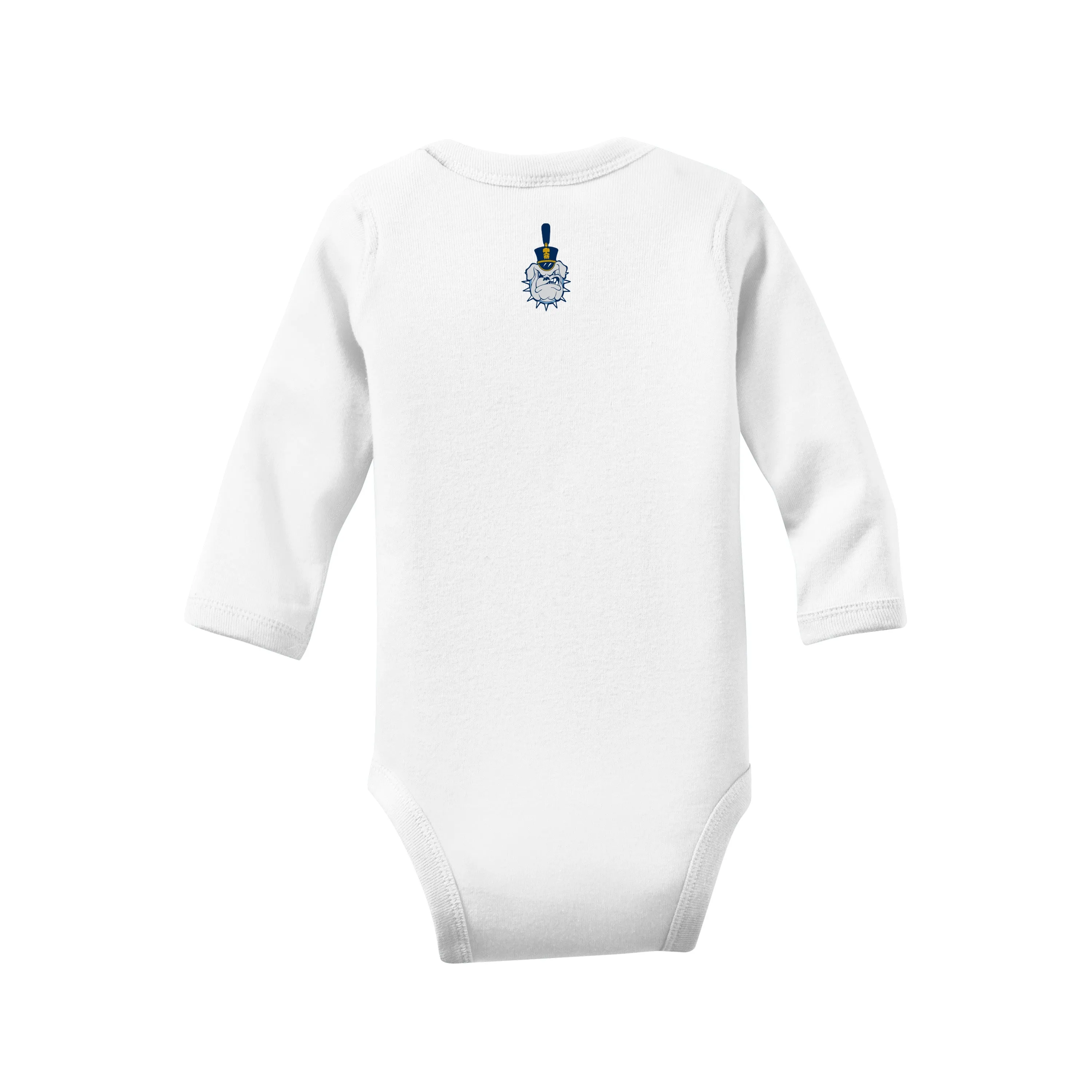 The Citadel, Spike, Rabbit Skins™ Infant Long Sleeve Baby Rib Bodysuit