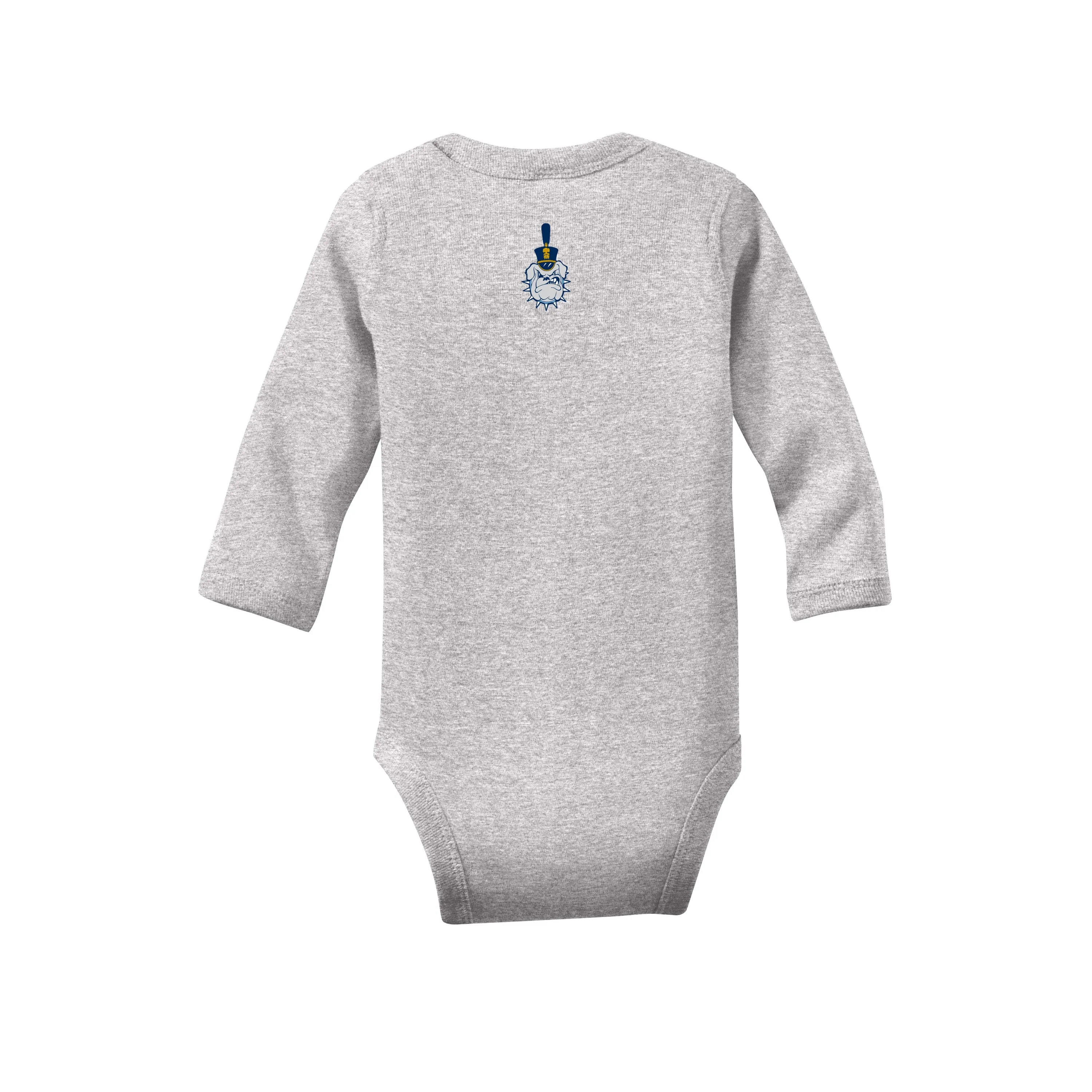 The Citadel, Spike, Rabbit Skins™ Infant Long Sleeve Baby Rib Bodysuit