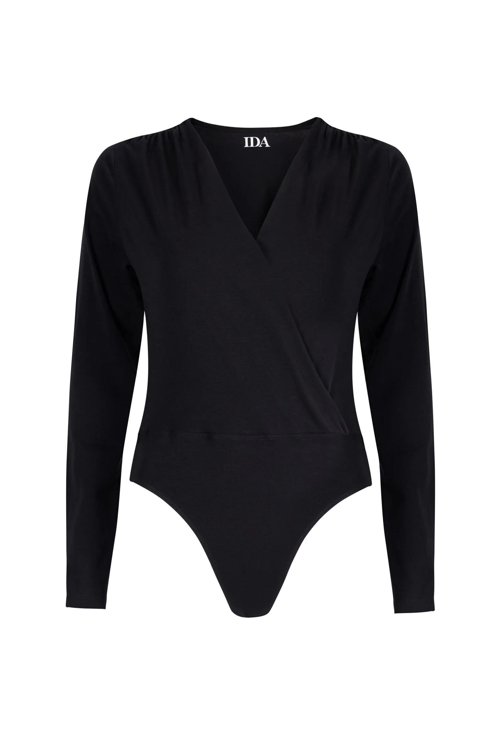 The Cross Over Bodysuit | Noir [Black]