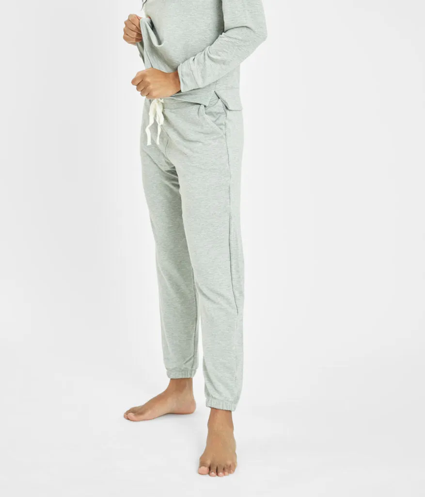 The Terry-Soft Jogger Set Bundle: Heather Gray