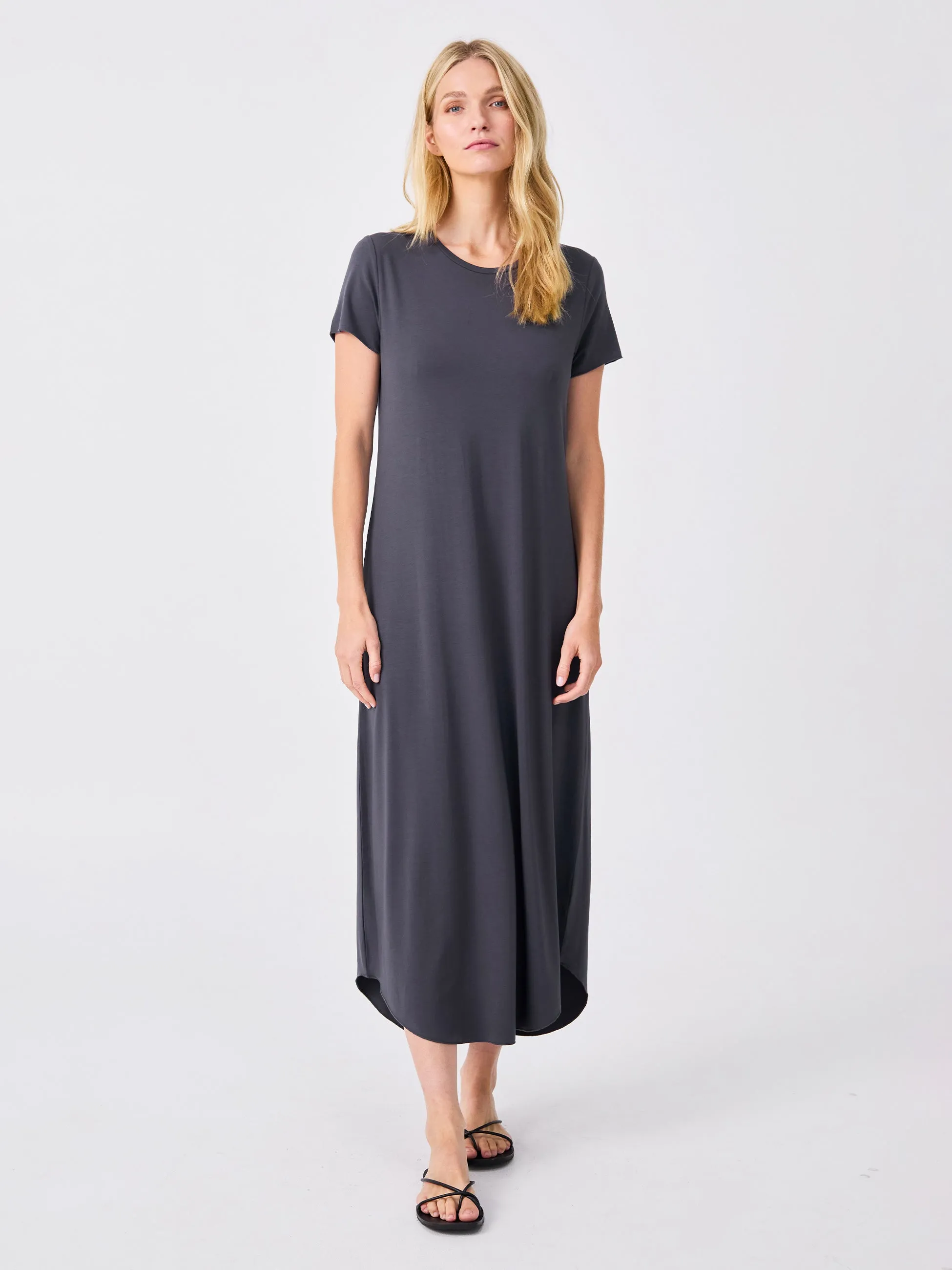 The Ultimate Tee Dress - Charcoal