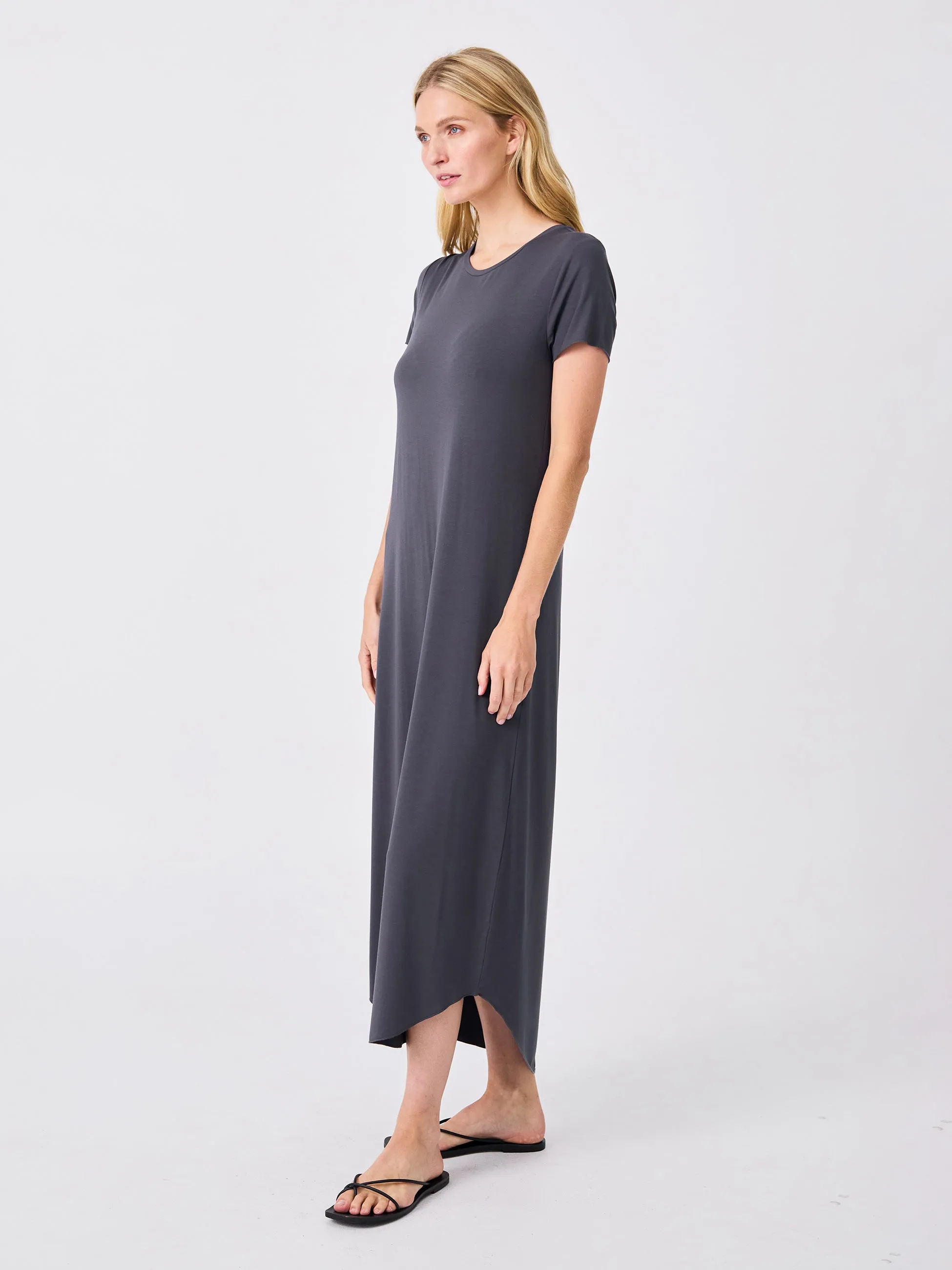 The Ultimate Tee Dress - Charcoal