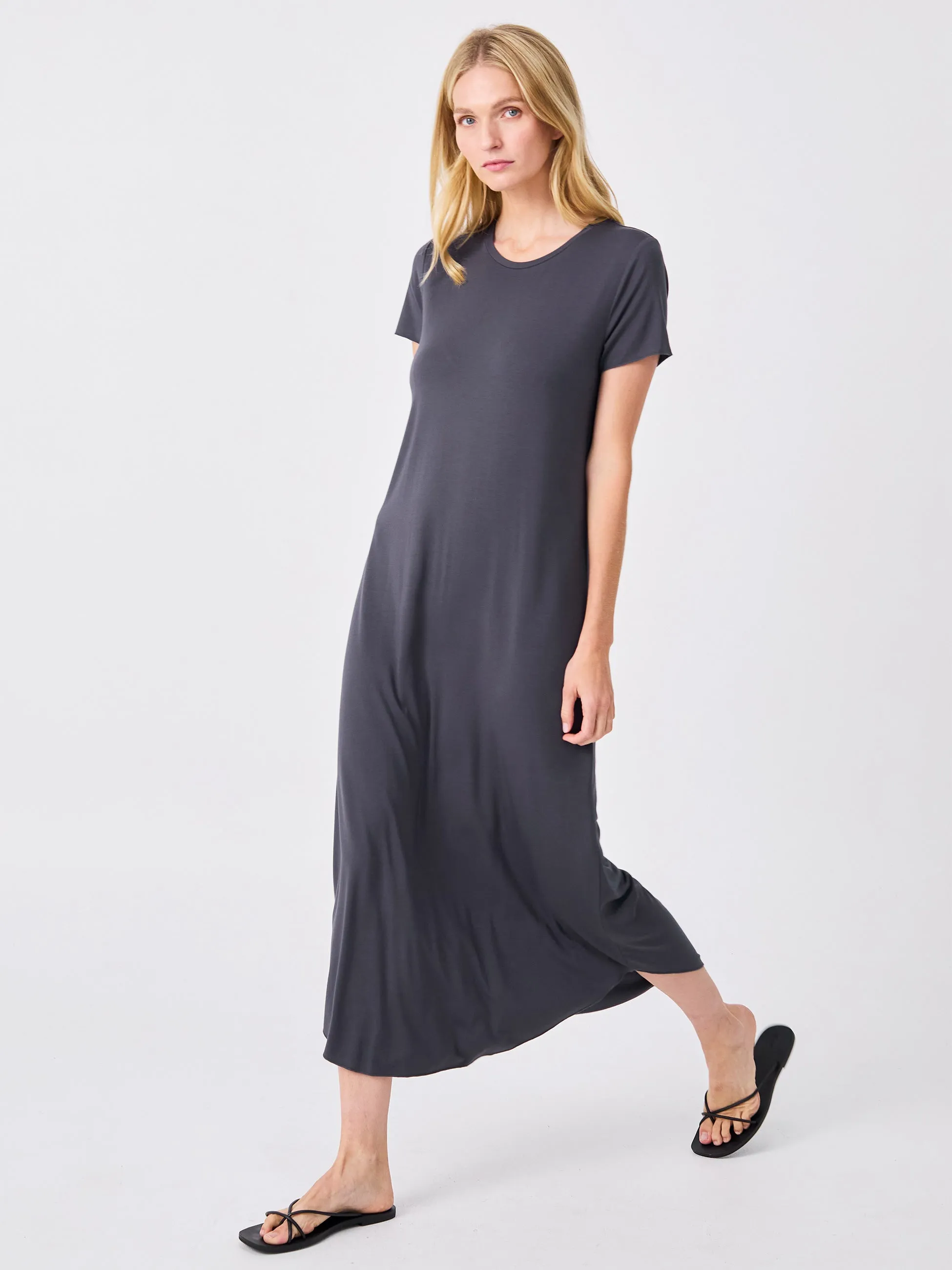 The Ultimate Tee Dress - Charcoal