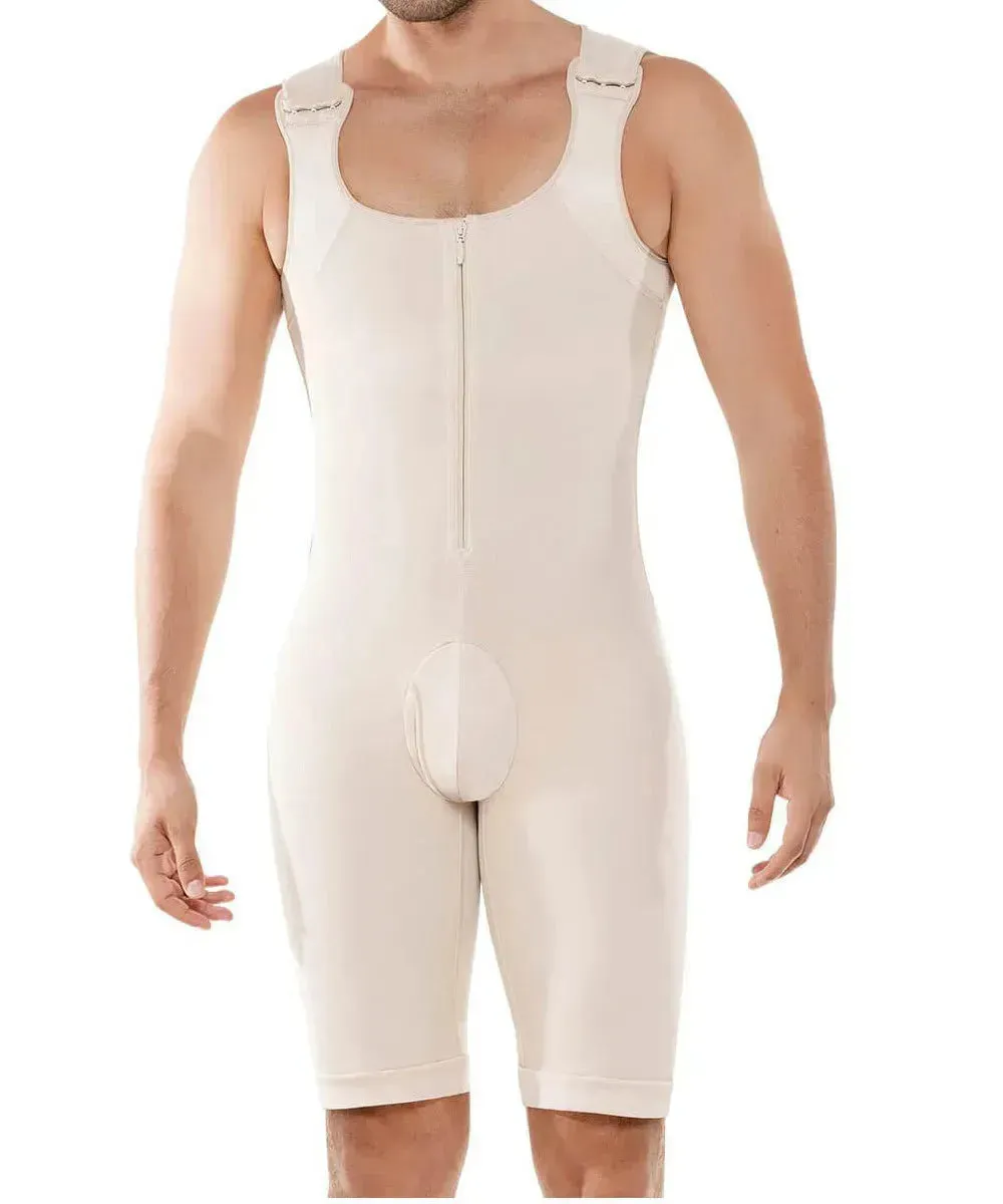 Thick Sleeveless Compressing Slimming Bodysuit shapewear for Men