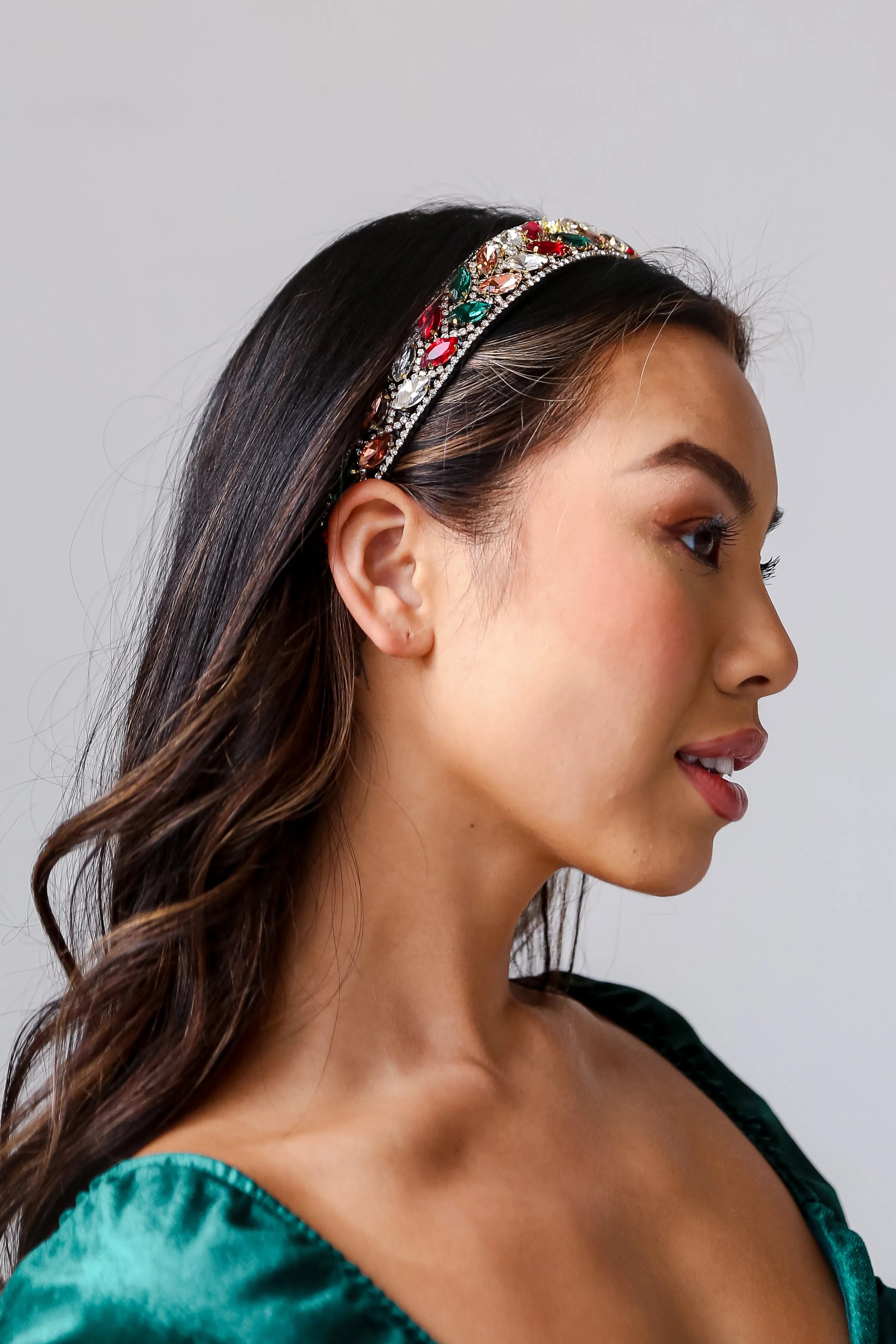 This Is The Time Multicolored Gemstone Headband