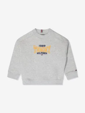 Tommy Hilfiger Boys 1985 Varsity Sweatshirt in Grey