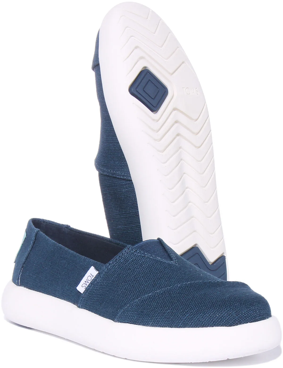 Toms Alpargata Mallow In Navy For Women