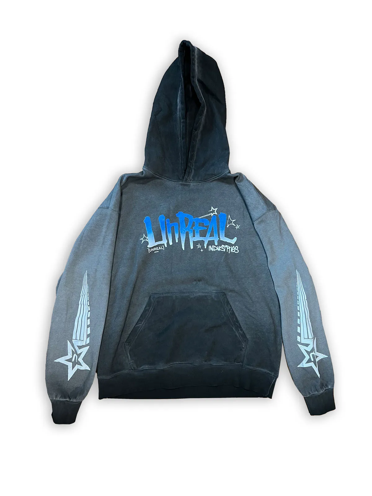 UNREAL RACING Hoodie Washed