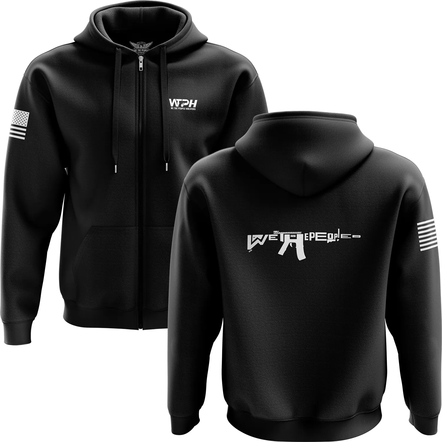 We The People AR-15 Zip Up Hoodie