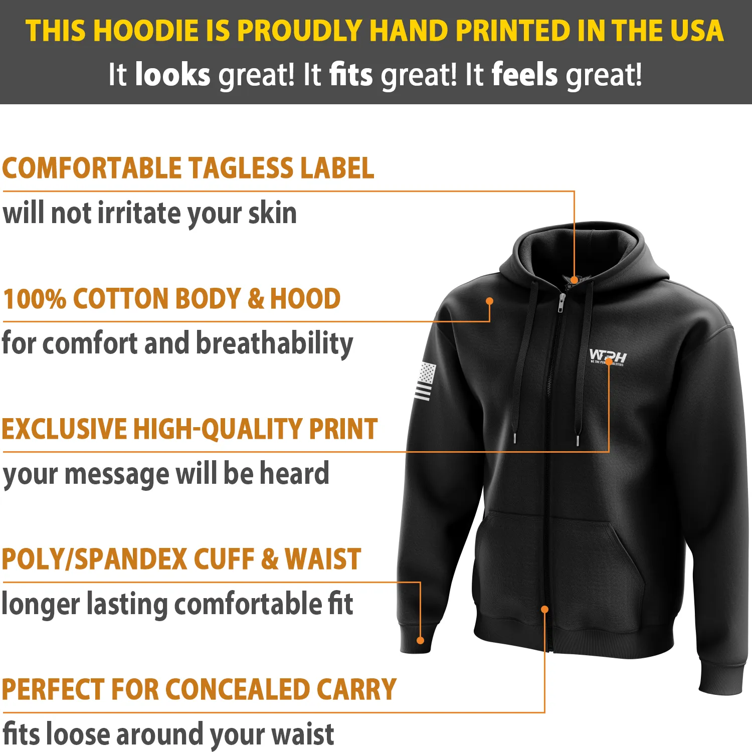 We The People AR-15 Zip Up Hoodie