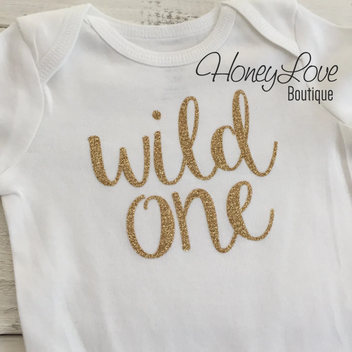 Wild One Birthday Outfit - Silver/Gold and watermelon pink