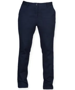 Womens stretch chinos | Navy