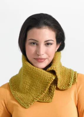 Woven Look Neck Warmer (Knit) - Version 1